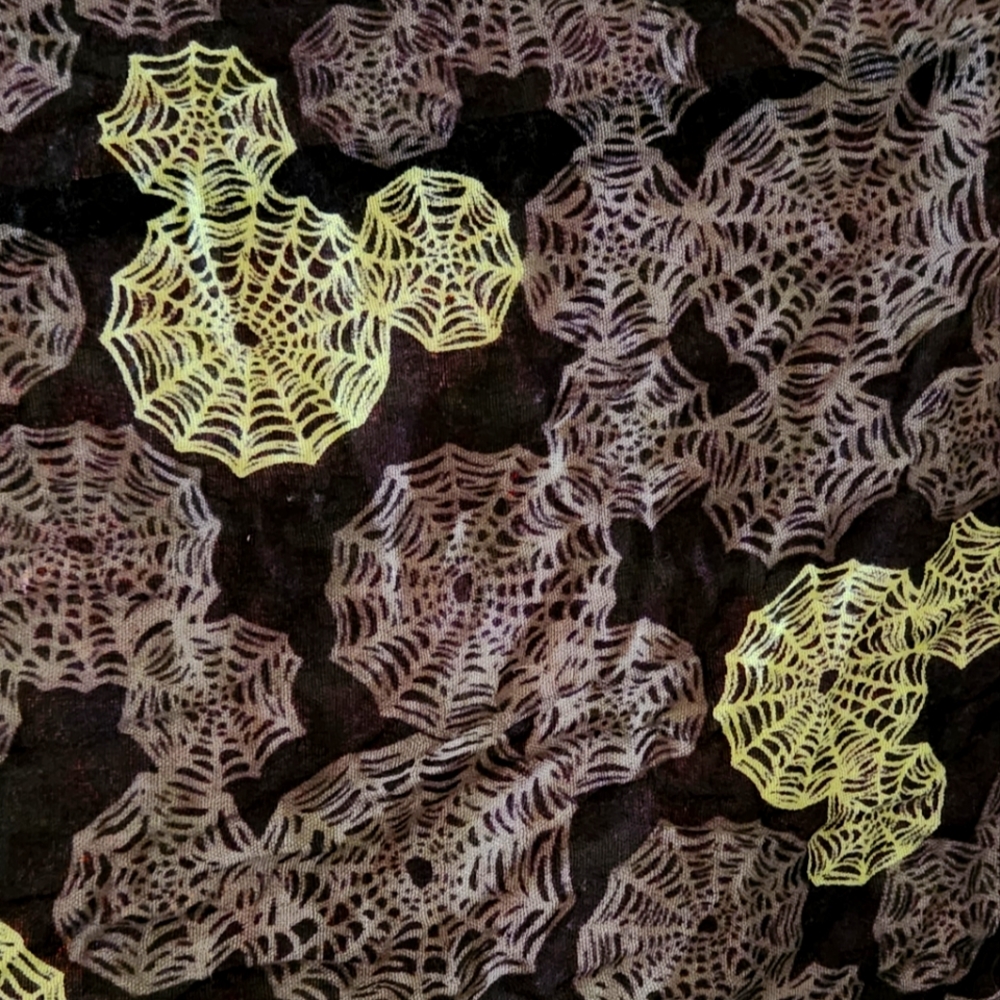 Disneyland nwt spiderweb mickey silhouette lightweight scarf * Halloween*